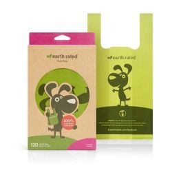 Earth Rated Poop Bag Dog Lavendar 120 Count W Handle