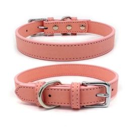 Comfortable Skin Feel Adjustable Dog Collar (Color: style 5, size: 27-33cm)