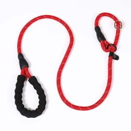Wholesale Reflective P Chain Pet Leash (Color: Red 1.4M, size: width 0.8cm)