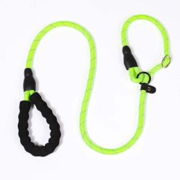 Wholesale Reflective P Chain Pet Leash (Color: Green 1.4M, size: width 1.2cm)