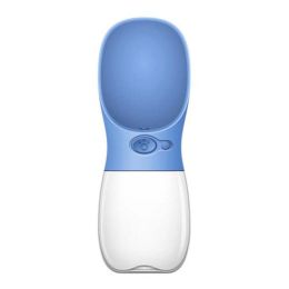 Wholesale pet dog cat water bottle portable (Color: Sea Blue, size: 350ml)
