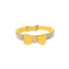 Leather Bow Dog Collar