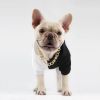 puppy necklace gold and silver 37cm*2cm