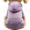 Winter Dog Hoodie Sweatshirts with Pockets Warm Dog Clothes for Small Dogs Coat Clothing Puppy Cat Custume