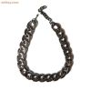 puppy necklace gold and silver 37cm*2cm